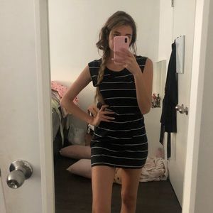 Petite navy blue dress